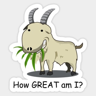 The GOAT Sticker